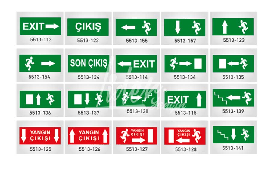 Bina İçi Yönlendirme Levhaları Fiyatları - Lider Yangın